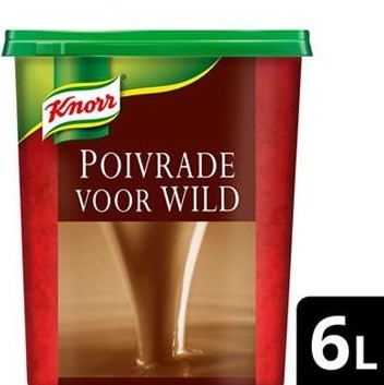 Knorr Gourmet poivrade voor wild 1,26kg
