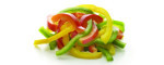 Paprika  strips geel-rood-groen