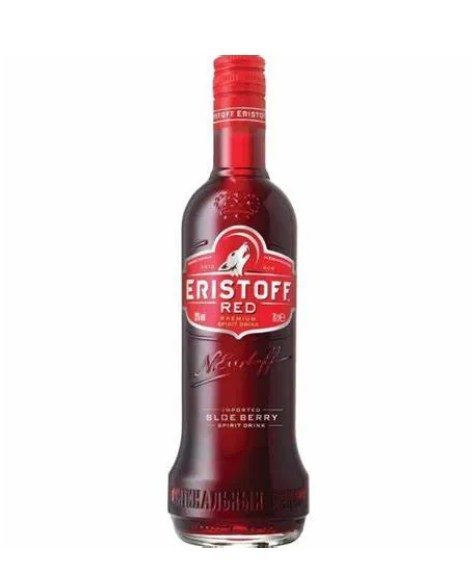Eristoff red vodka (18%) 1L