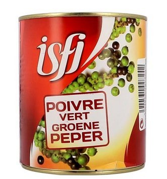Isfi groene peperbollen op sap 500g