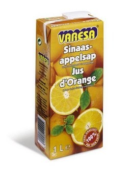Varesa sinaasappelsap brik 1L