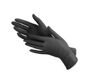 Handschoenen nitril zwart small ongepoederd 100st