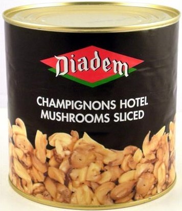 Diadem champignons gesneden (hotel) 3L