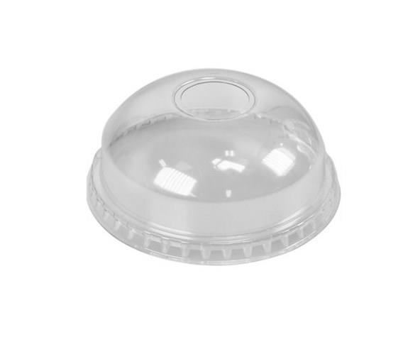 Smoothie deksels bol met gat 50st Ø9.5cm H2.0cm