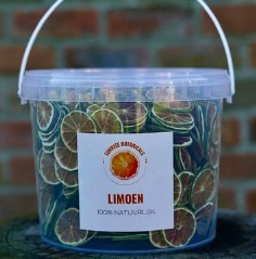 Gedroogde Limoen schijfjes 500g +-450st