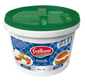Galbani mozzarella sneden 40x25g vers