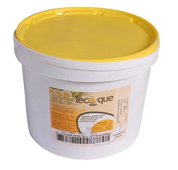 Lecoque gekookte eieren gepeld 75st