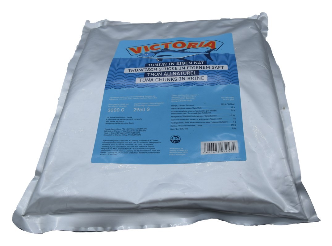 Tonijn natuur zak 3kg