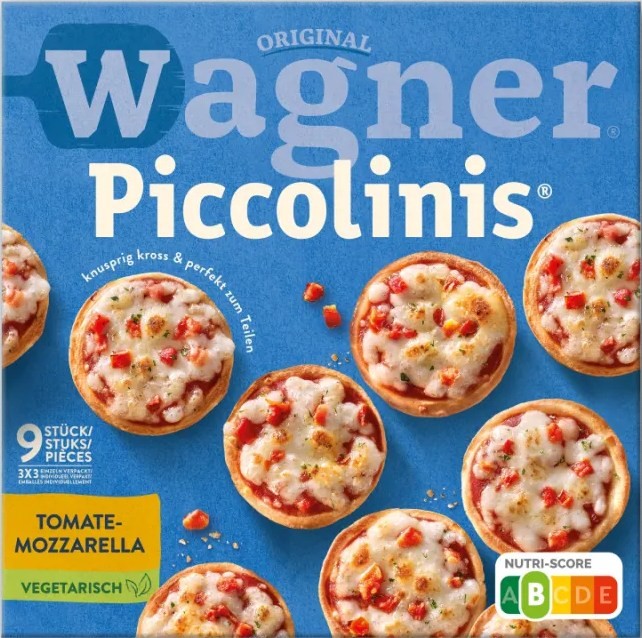 Wagner Piccolinis tomaat mozzarella 9x30g