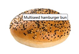 Multi Seed Burger Bun 5386