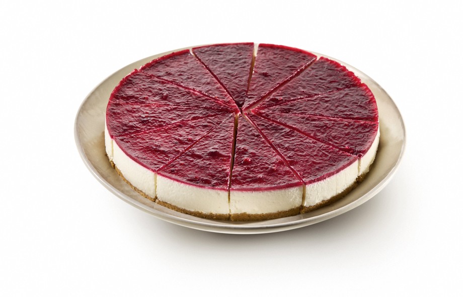 25411 - Cheesecake met bosbessen 12 p Cheesecake met bosbessen 12 p