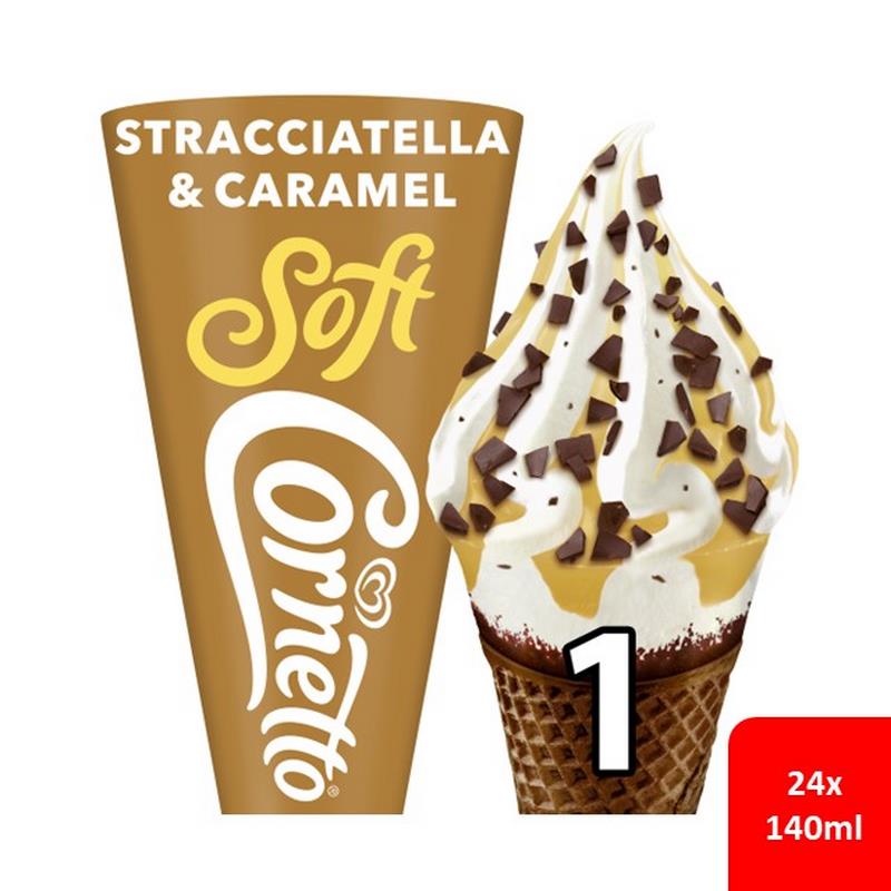 Cornetto Soft Stracciatella caramel 140ml