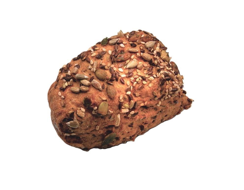 Glutenvrij pistolet donker per stuk verpakt