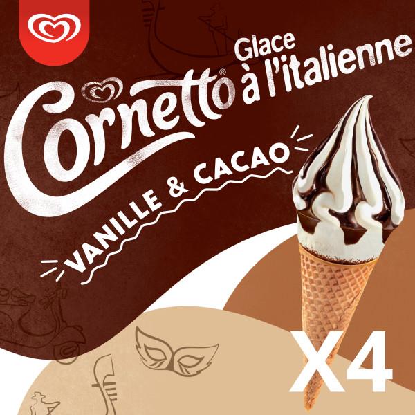 MP Cornetto soft Chocolade 4x 140 ml