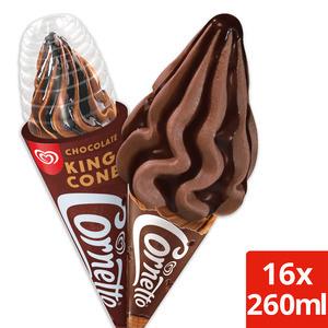 Cornetto King Cone Chocolade 260ml