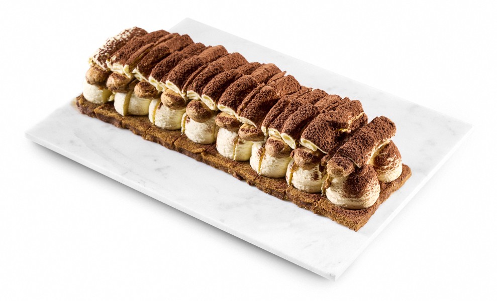 59515 - Venetiaanse tiramisu presliced 10p 1250g Venetiaanse tiramisu presliced 10p 1250g