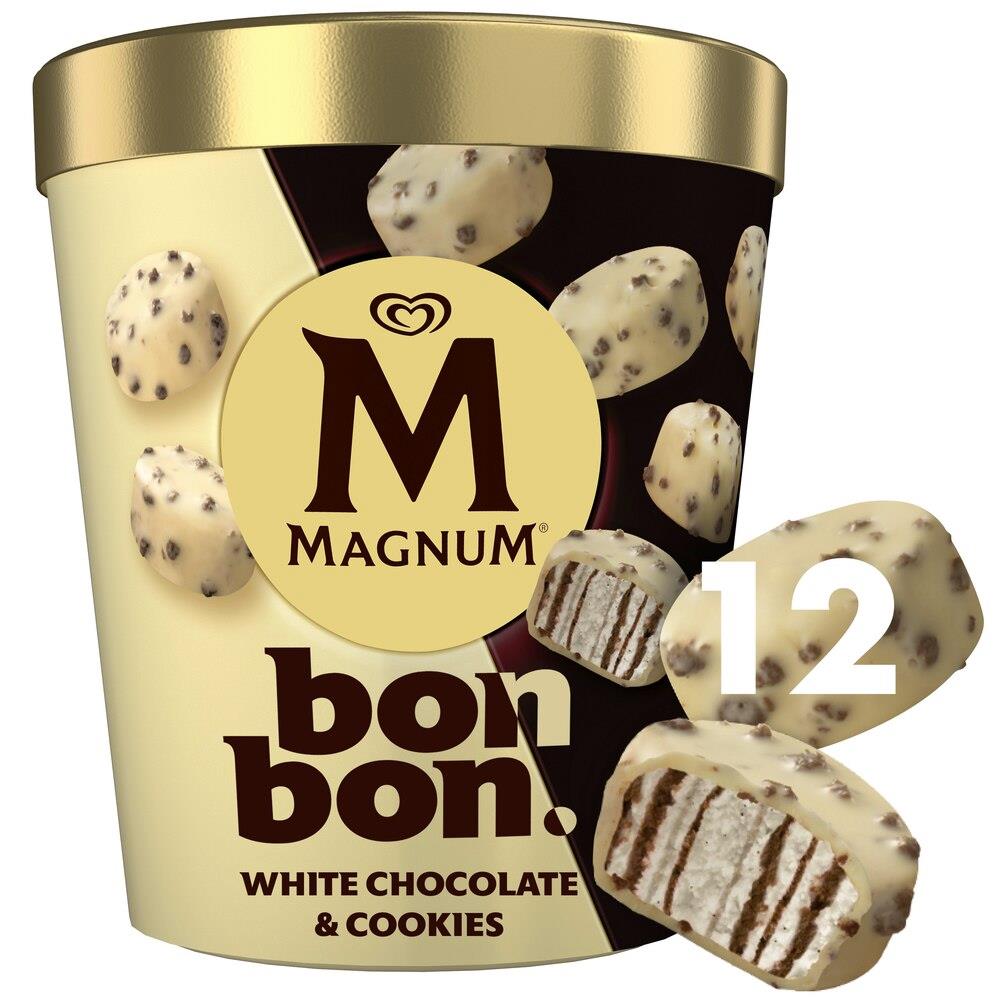 Magnum bonbon white chocolate en cookies