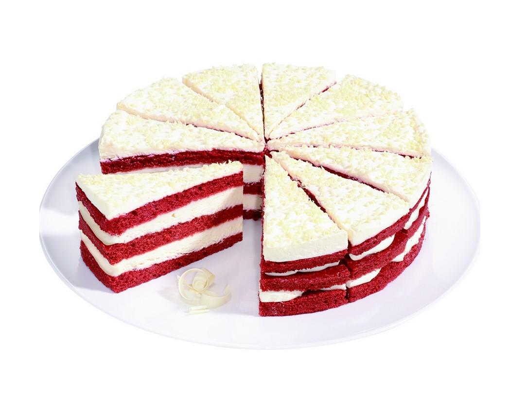 Red velvet cake 14 porties