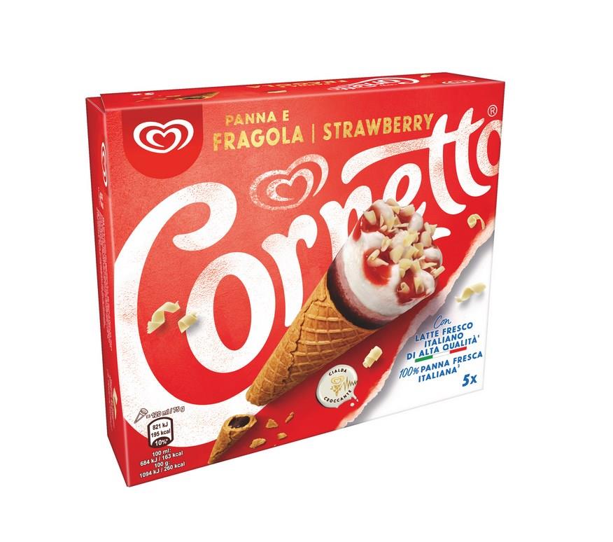 85797 - MP Cornetto aardbei 6x125ml MP Cornetto aardbei 6x125ml