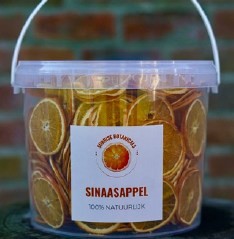 Gedroogde sinaas schijfjes 500g +- 300st