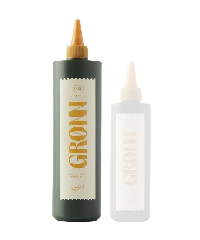 Gronn Basilicum Olie 500ml
